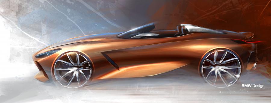 Эскиз BMW Z4 Concept 2017 года  (фото 38 из 61)